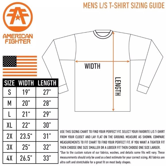 AMERICAN FIGHTER Men's T-Shirt L/S MACCARTHY HOOD - Picture 4 of 11